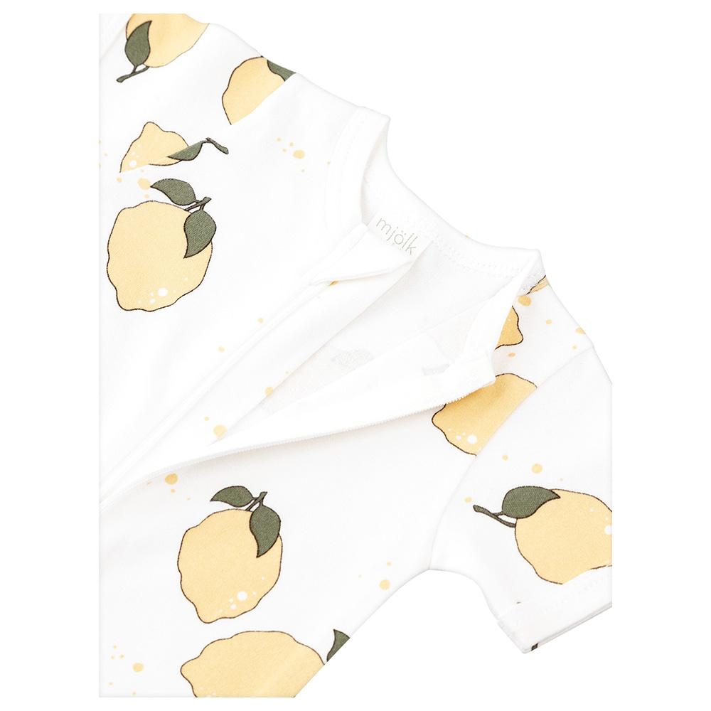 Mjolk - Sleep And Play Romper - Lemons