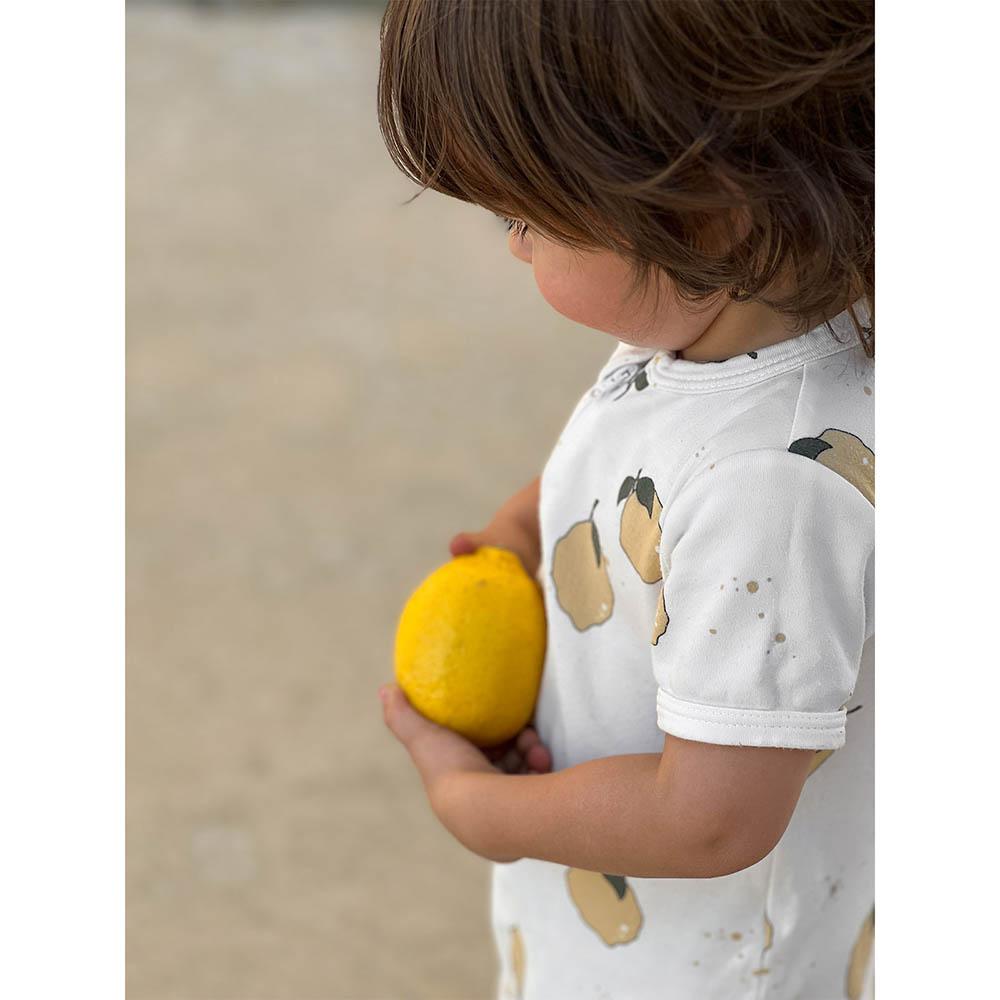 Mjolk - Sleep And Play Romper - Lemons