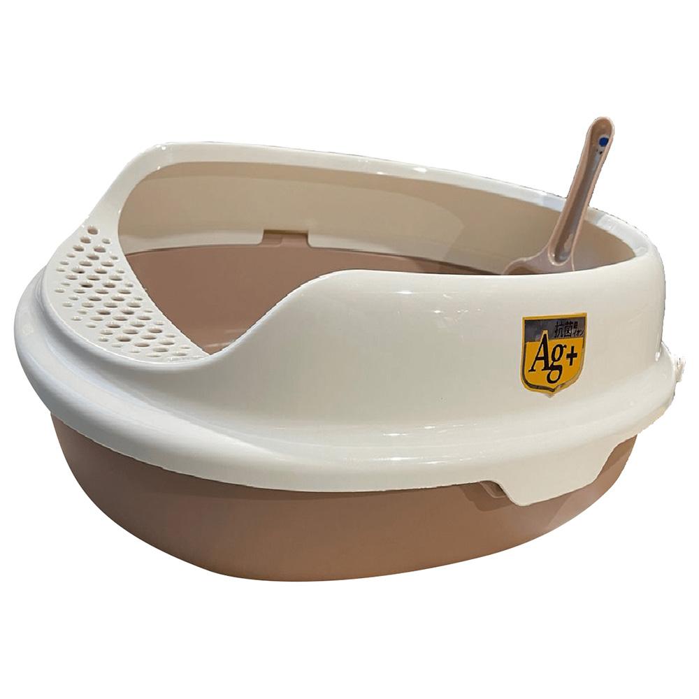 Nutrapet - Small Open Cat Toilet - Brown - 32x43x14.3 cm