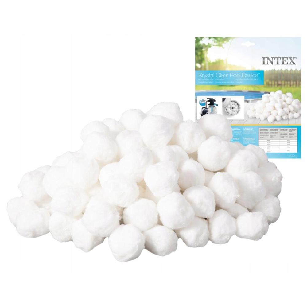 Intex - Filtration Media Fiber Ball - White - 500 g