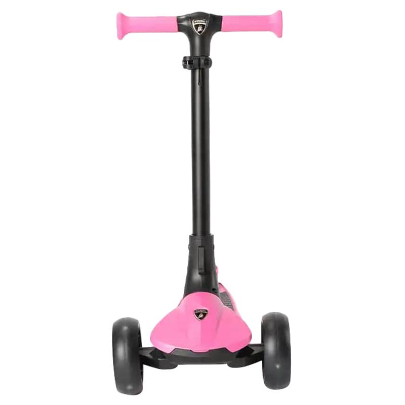 Lamborghini - 3 Wheel Kids Scooter - Pink