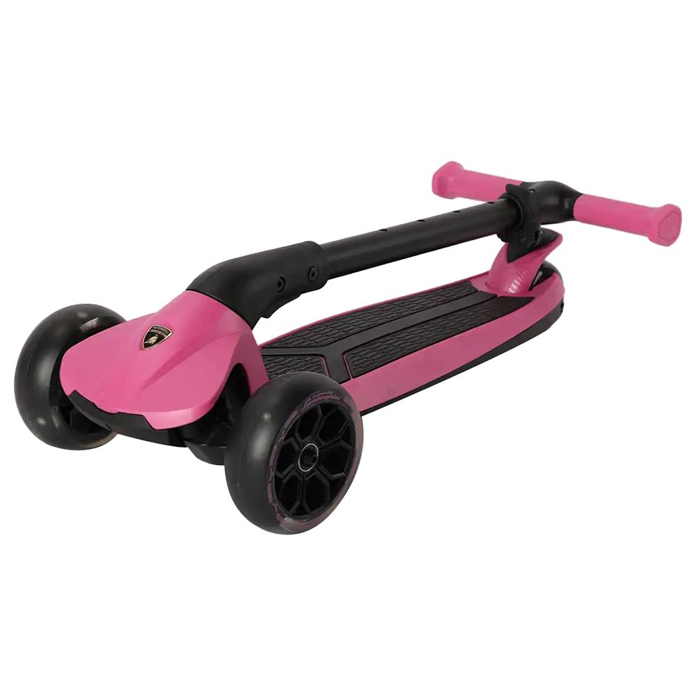 Lamborghini - 3 Wheel Kids Scooter - Pink