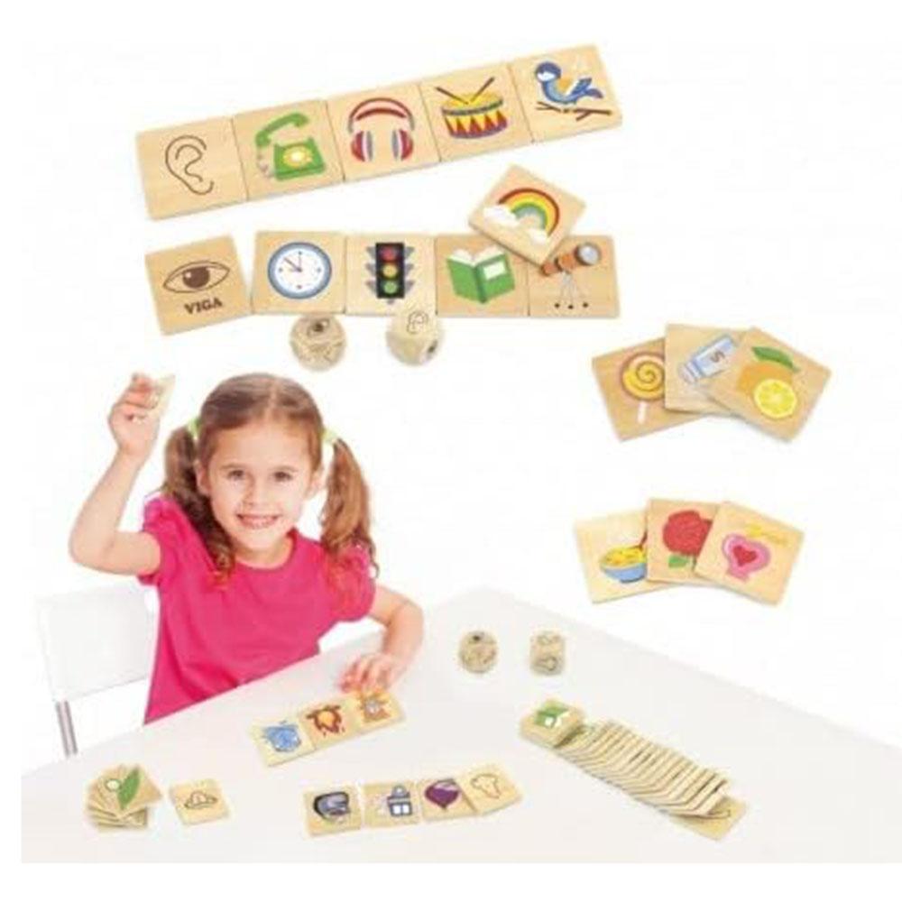 Viga - Learning Senses Puzzle Set - 37pcs