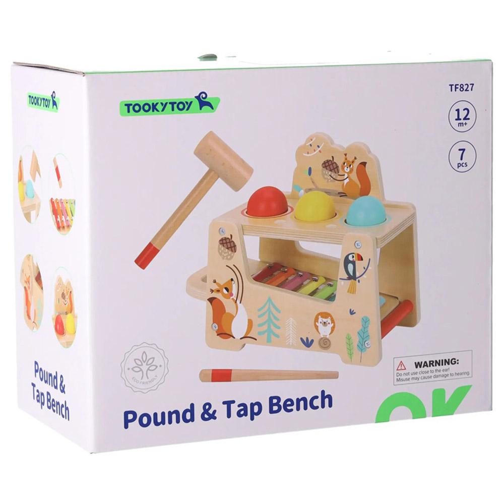 TookyToys - Pound And Tap Bench Xylophone - 7pcs