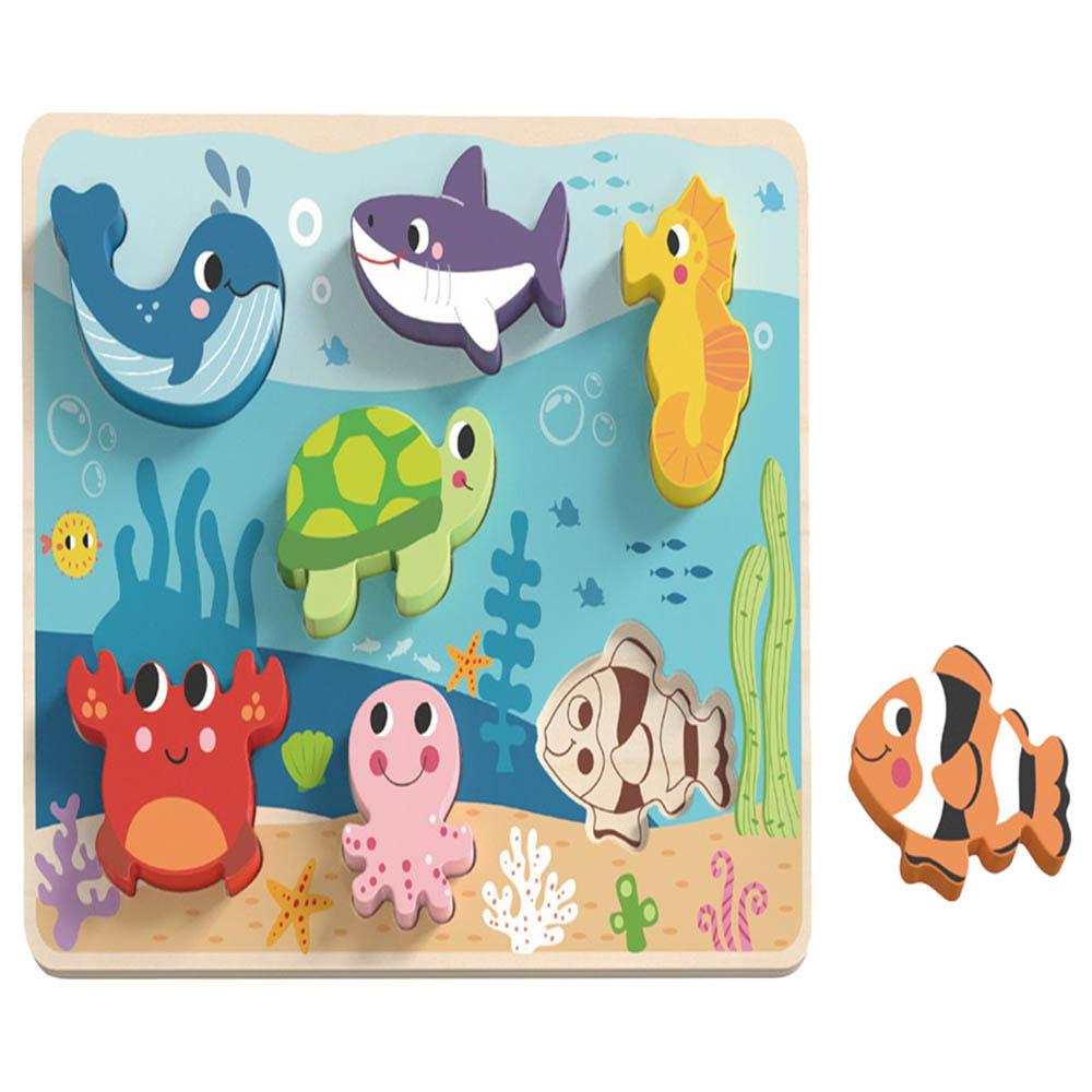 TookyToys - Marine Block Puzzle - 8pcs