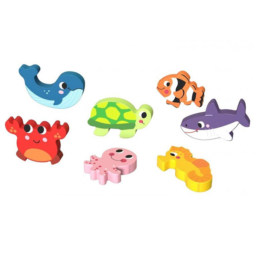 TookyToys - Marine Block Puzzle - 8pcs