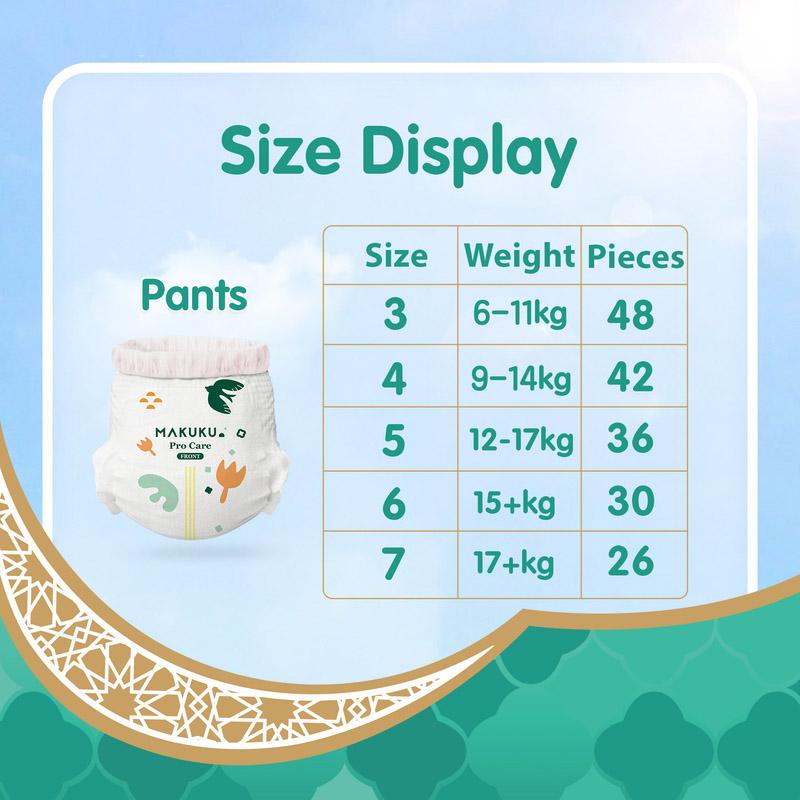 Makuku - Premium Diapers Procare Pants S3 - M - 6-11Kg - 48pcs