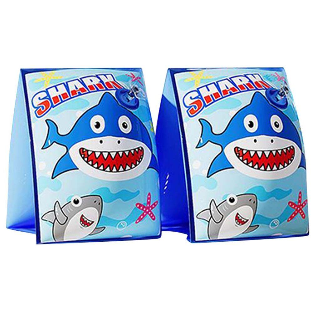 Little Learners - Kids Swim Armband - Shark - Blue