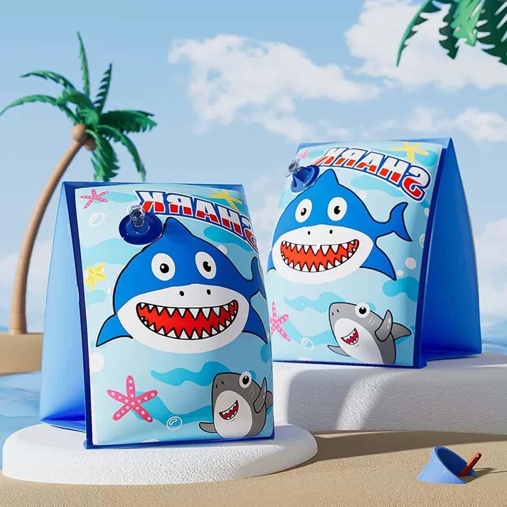 Little Learners - Kids Swim Armband - Shark - Blue