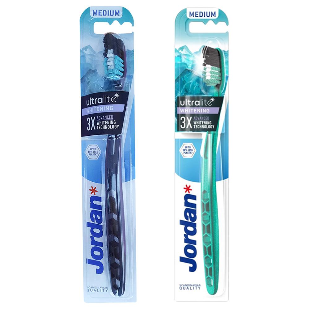 Jordan - Ultralite Whitening Medium Toothbrush - Color May Vary – 1pc