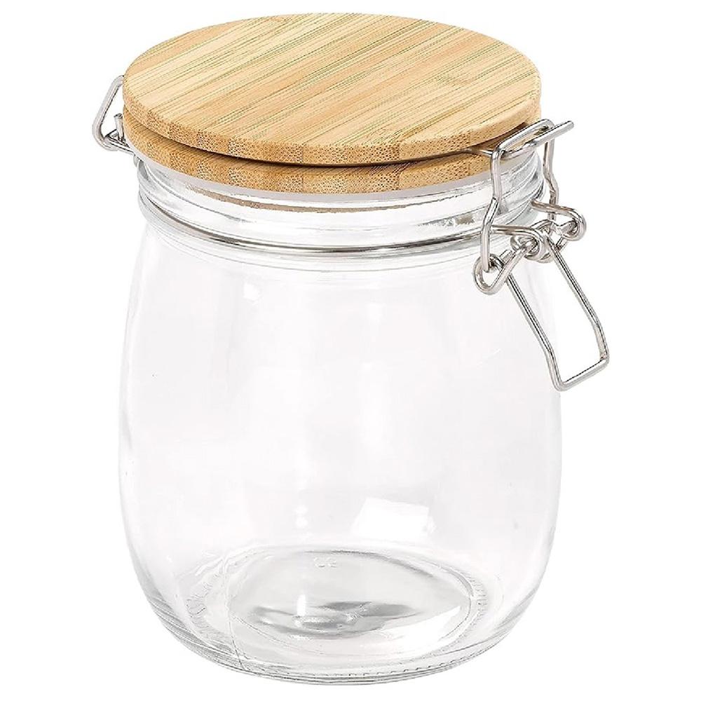 Tala - Glass Jar w/ Bamboo Clip Top Lid - 700Ml