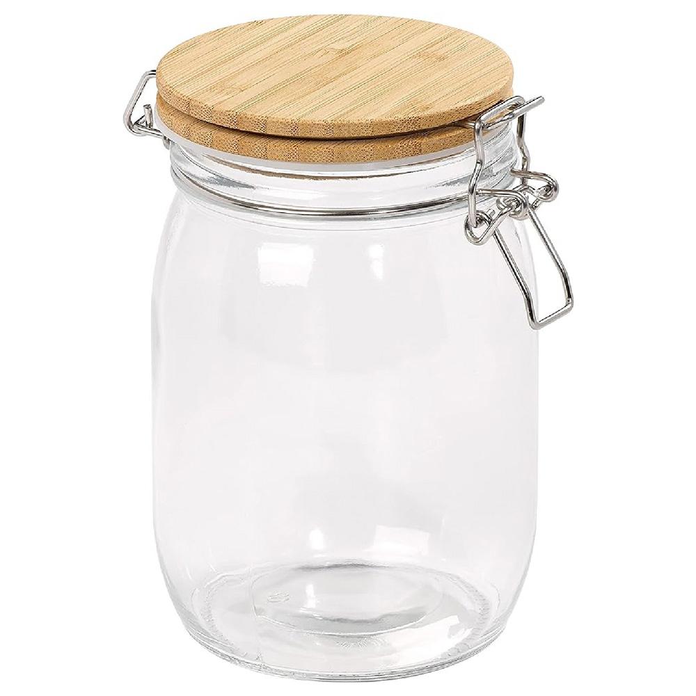 Tala - Glass Jar w/ Bamboo Clip Top Lid - 980Ml