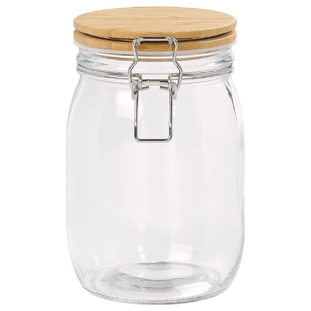 Tala - Glass Jar w/ Bamboo Clip Top Lid - 980Ml