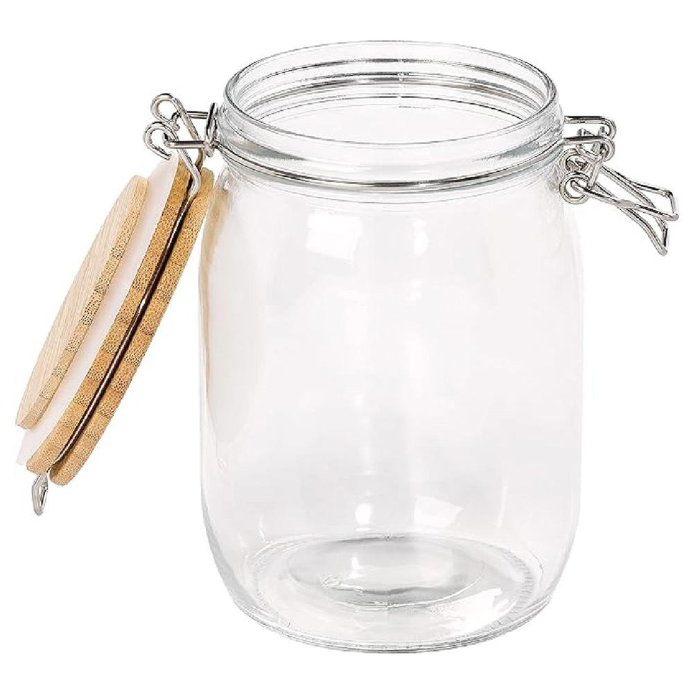 Tala - Glass Jar w/ Bamboo Clip Top Lid - 980Ml