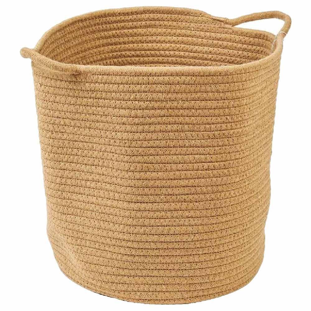 Homesmiths - Cotton Rope Basket - Natural - 30 X 30cm