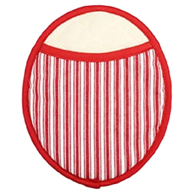 Homesmiths - Stripe Round Pot Holder - Red