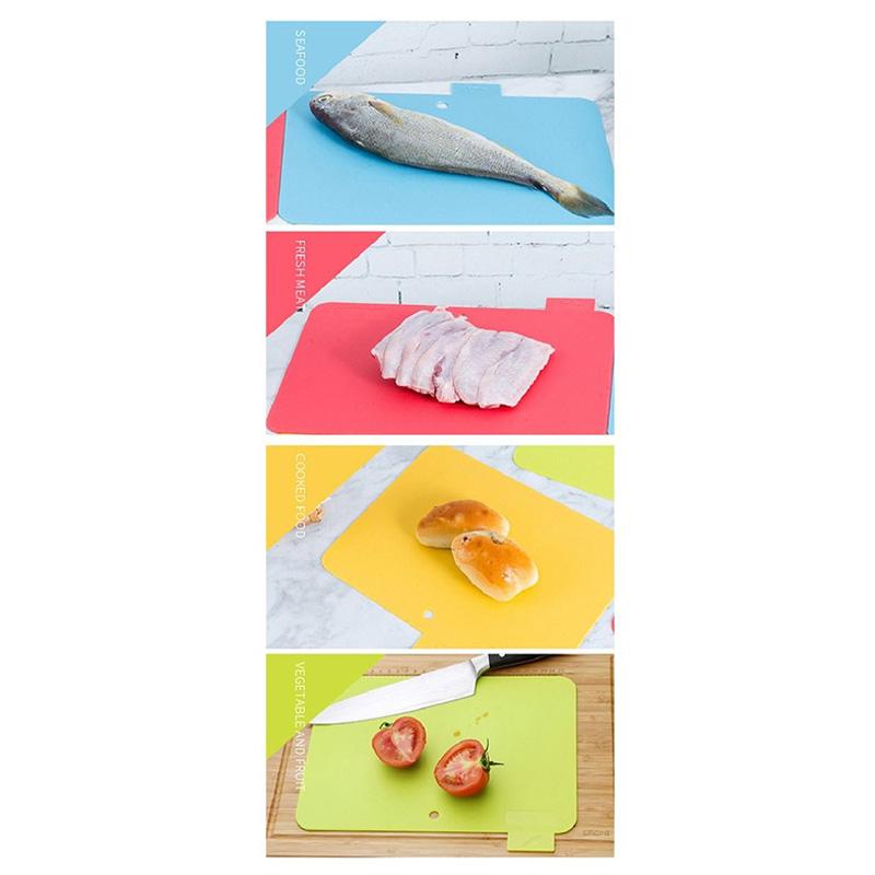 Homesmiths - Thick Bamboo & Plastic Cutting Board - 5pcs