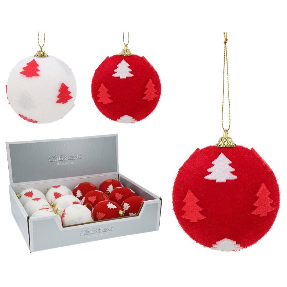 Koopman - Xmas Ball Tree - 8 cm - Style May Vary