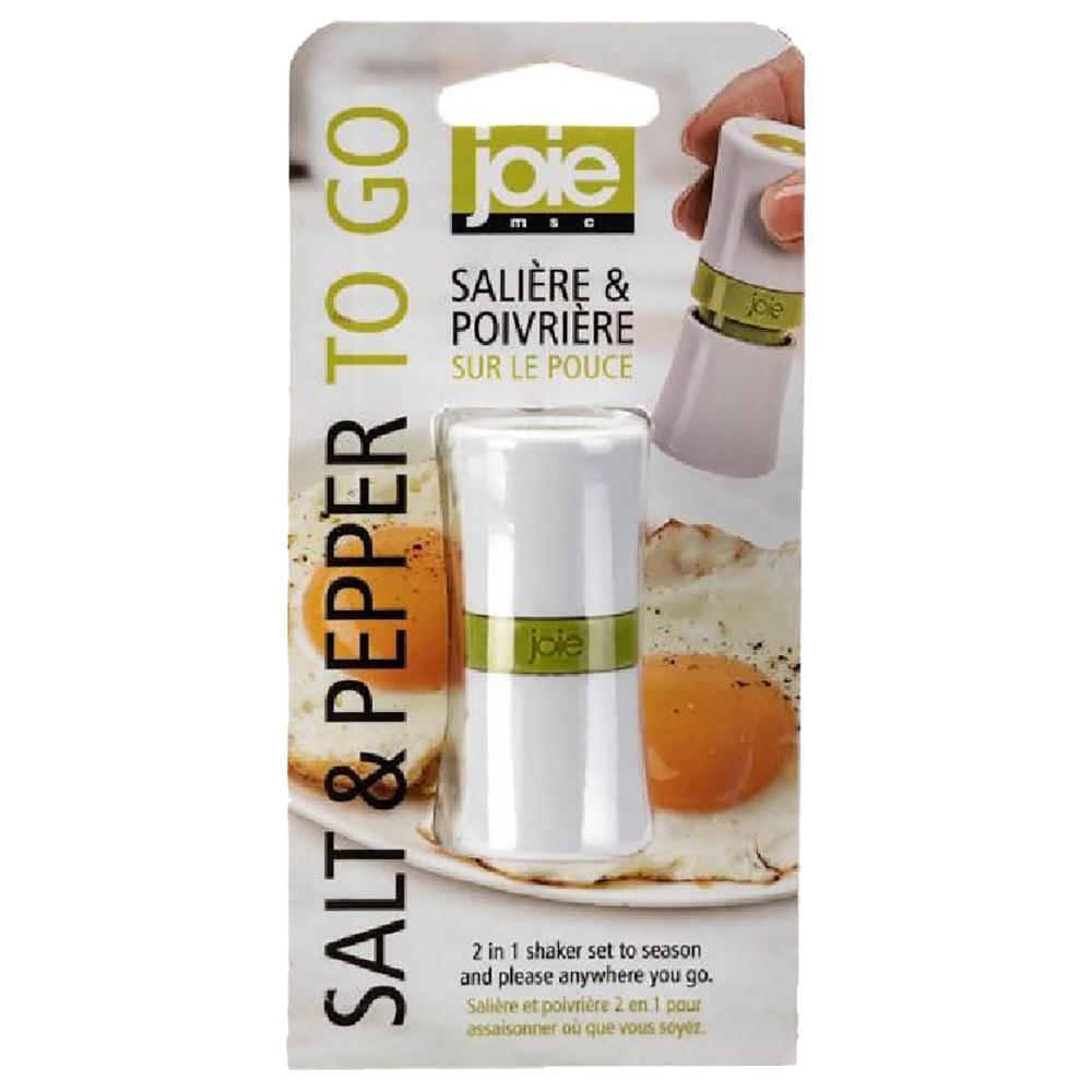 Joie - 2-In-1 Salt & Pepper To Go - White