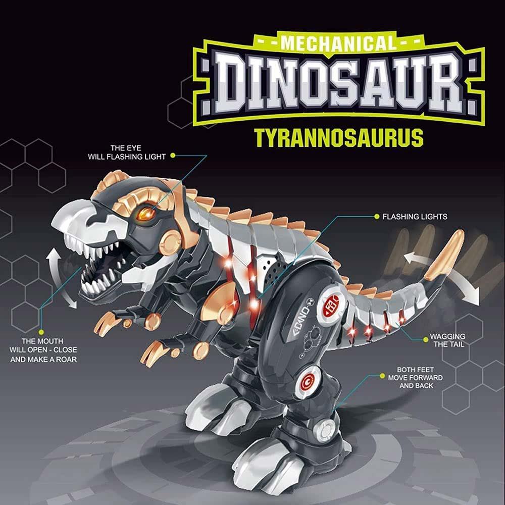 Fitto - Rechargeable Remote Control Dinosaur Toy - Black