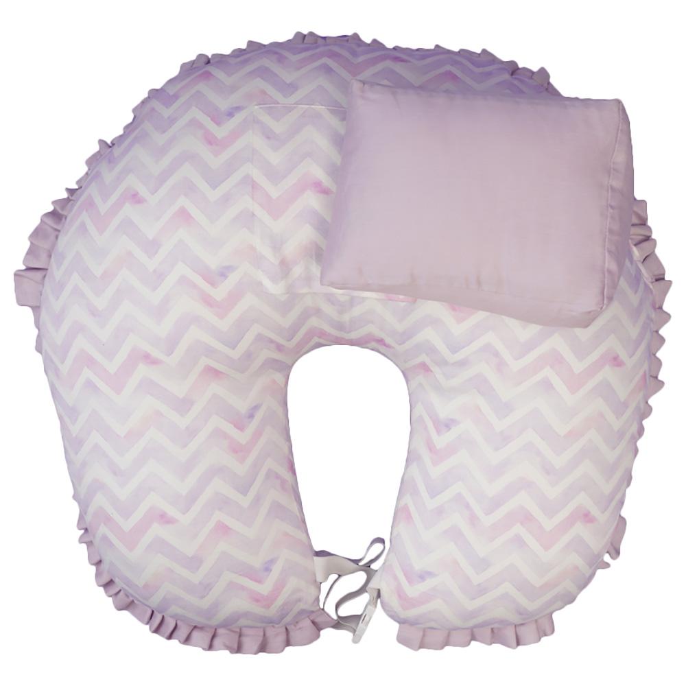 Fancy Fluff - Organic Feeding Pillow W/ Reclining Support Pillow - Pixie Dust