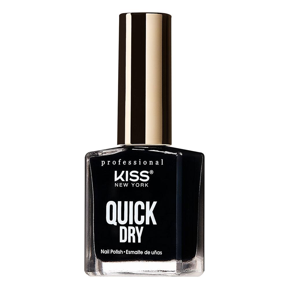 Kiss - Quick Dry Nail Polish - Black