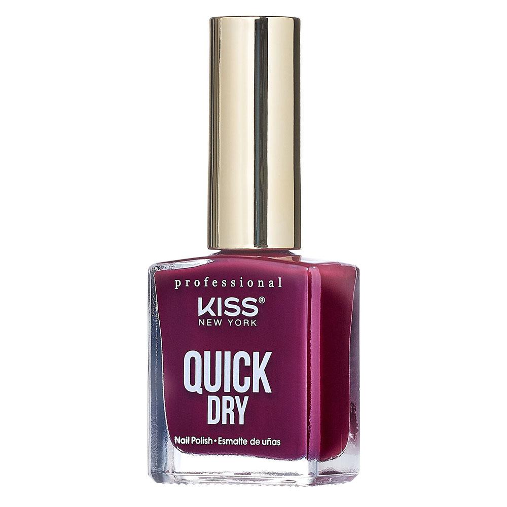 Kiss - Quick Dry Nail Polish - Wrathberry