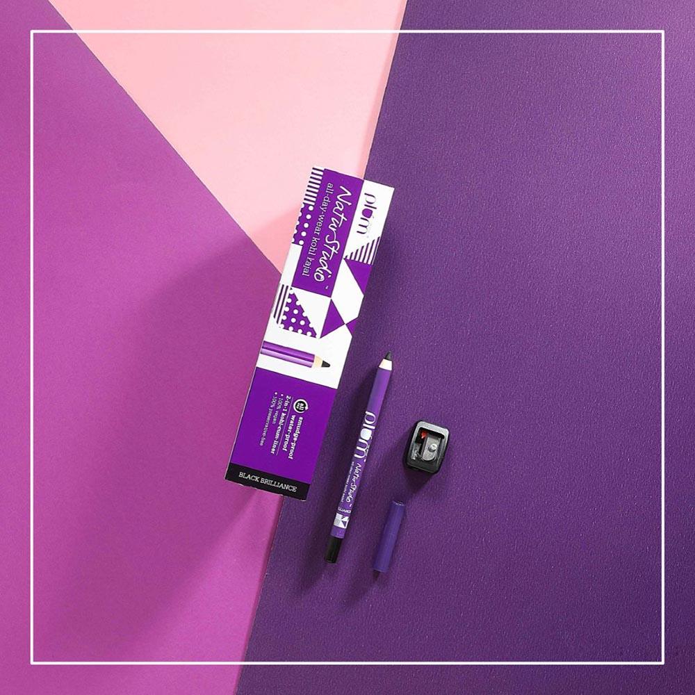 Plum Goodness - NaturStudio Kohl Kajal With Sharpener - Black Brilliance