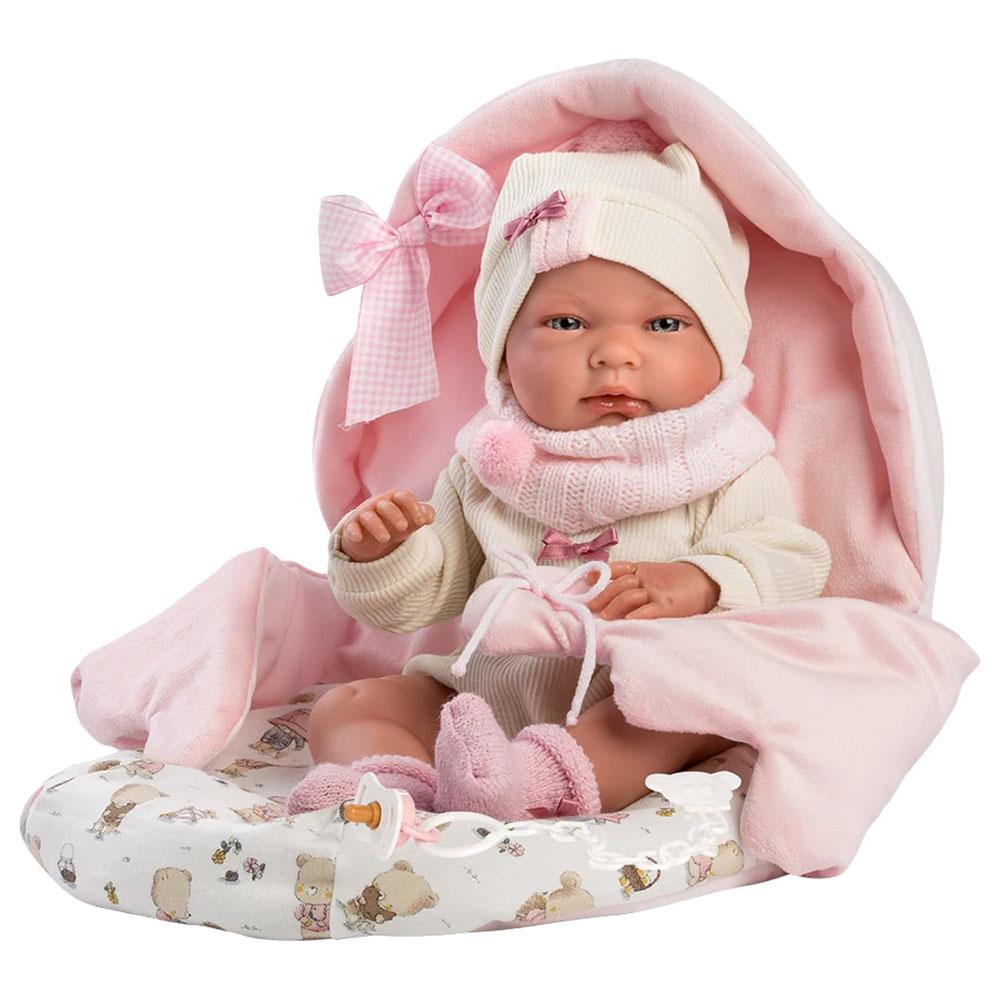 Llorens - Nica Baby Doll With Pink Bag - 40cm