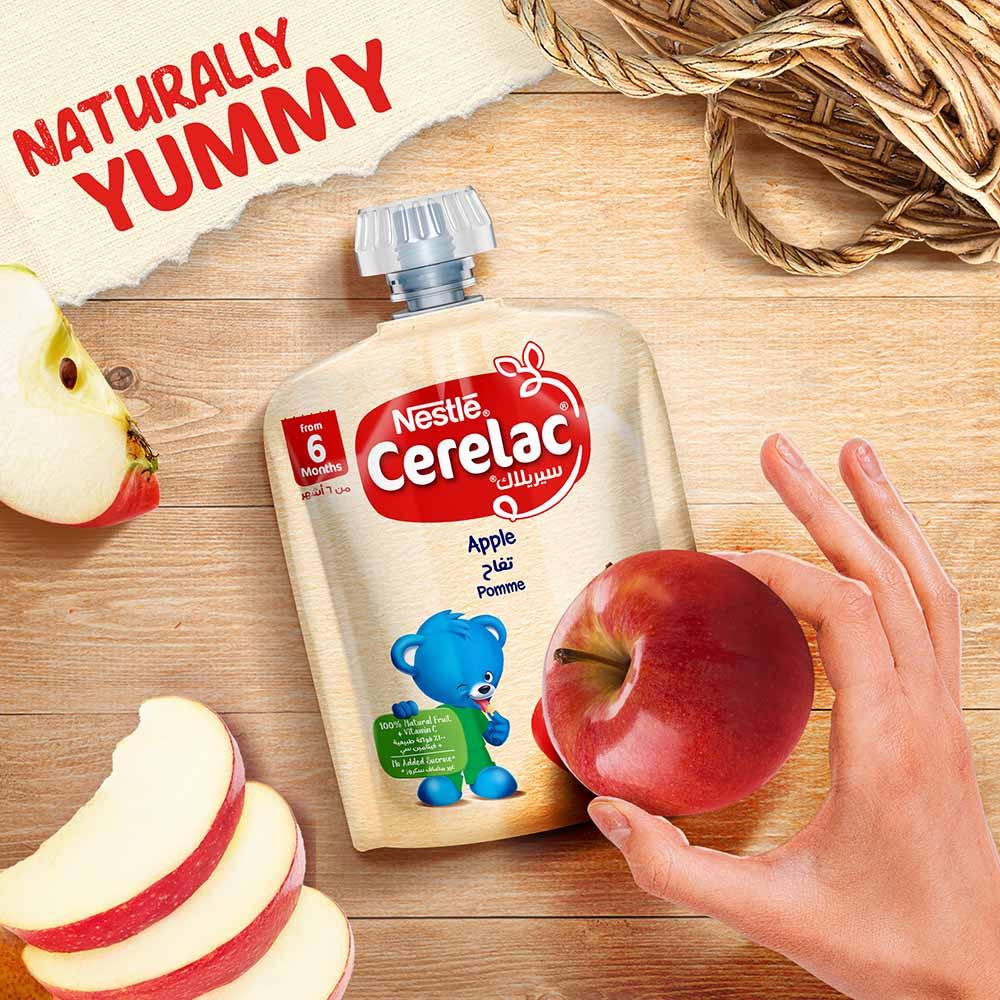 Nestle Cerelac - Apple Puree Pouch - 16pcs - 90 g