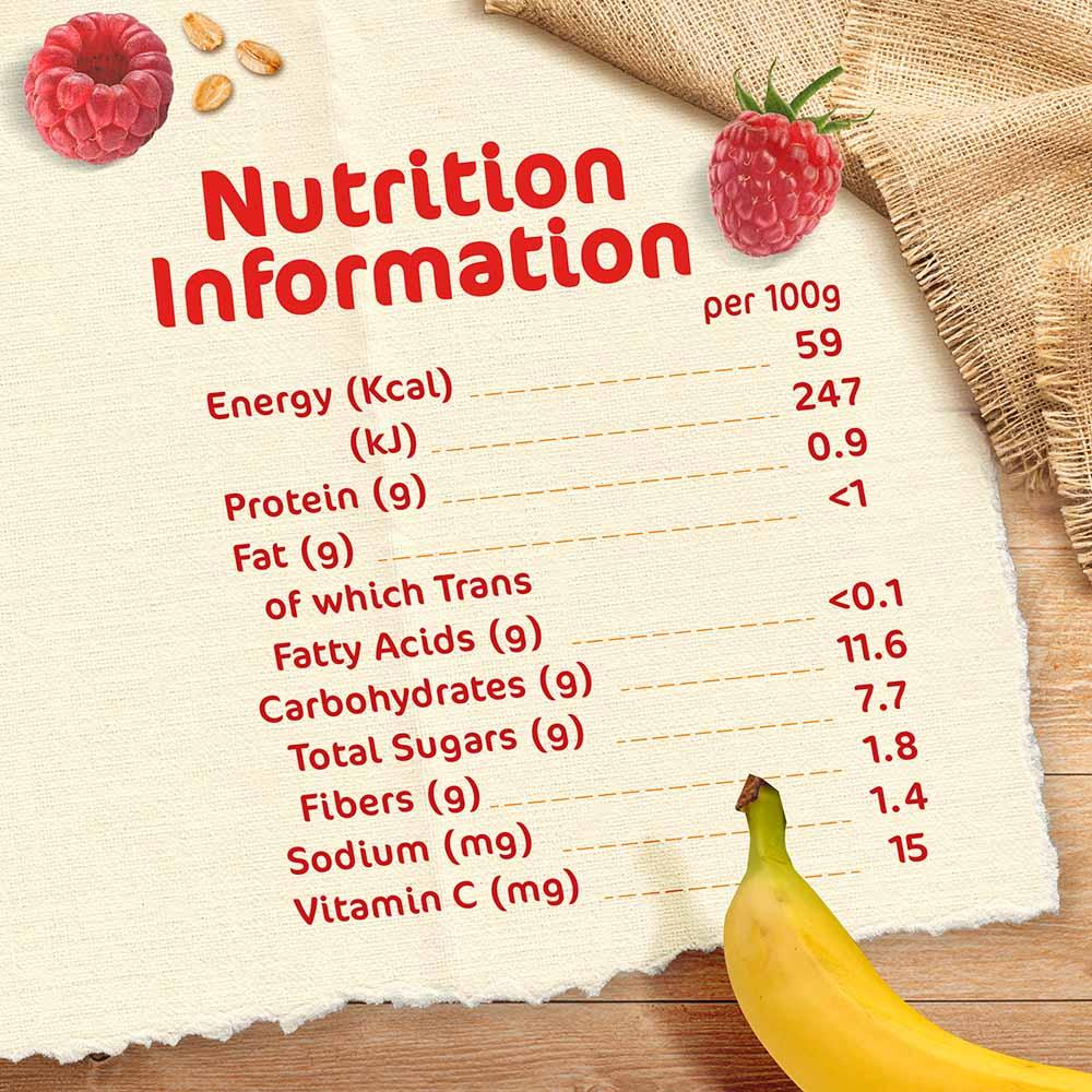 Nestle Cerelac - Raspberry Pear Banana & Oats Puree - 90 g - 16pcs