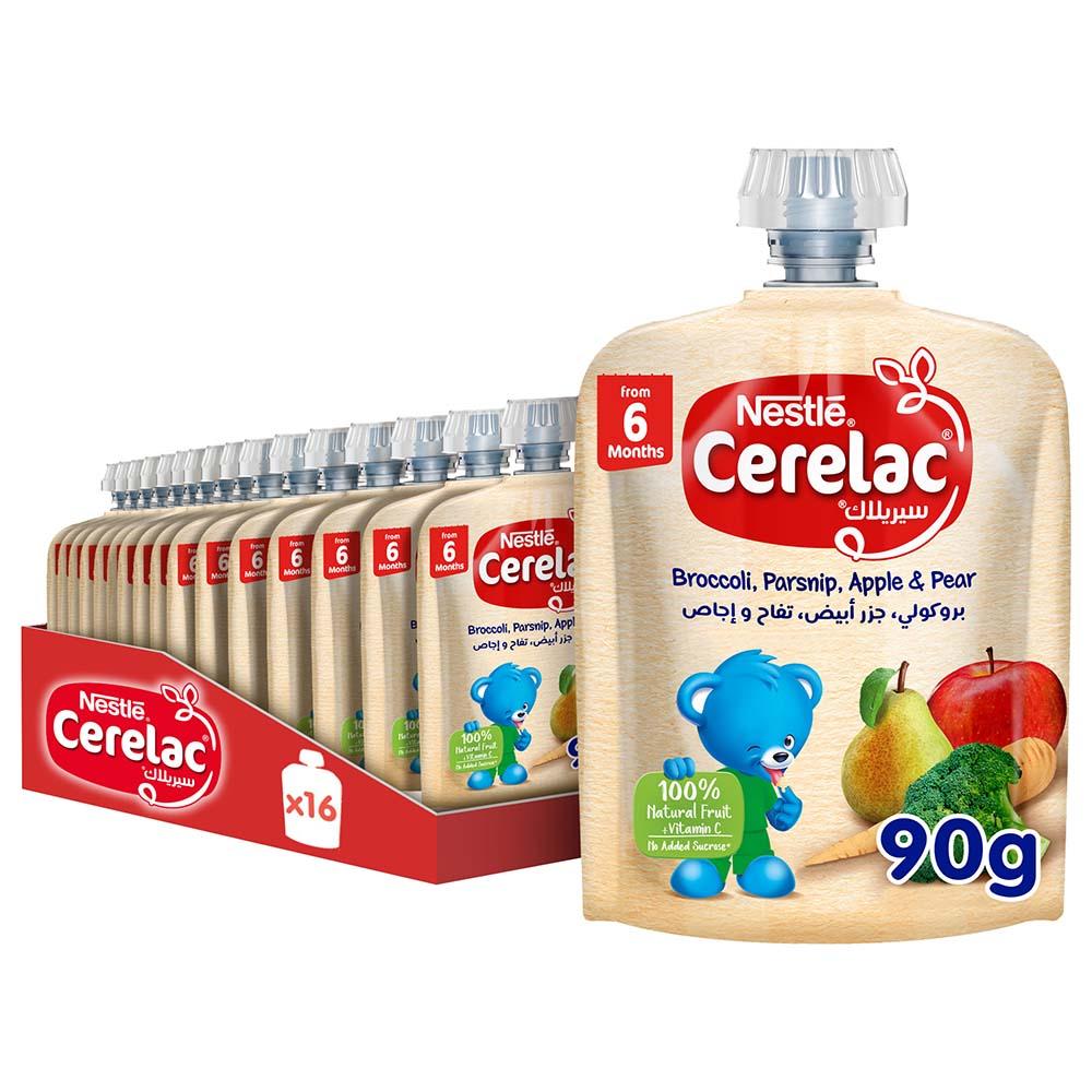 Nestle Cerelac - Fruits & Vegetables Puree Pouch - 16pcs - 90 g