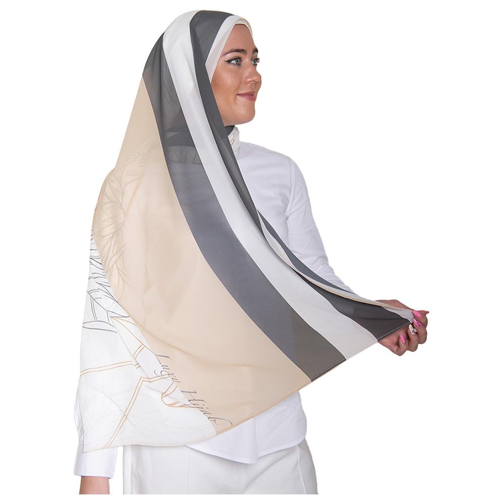 Luxy Hijab - Touch Of Radiance Georgette Fabric Hijab