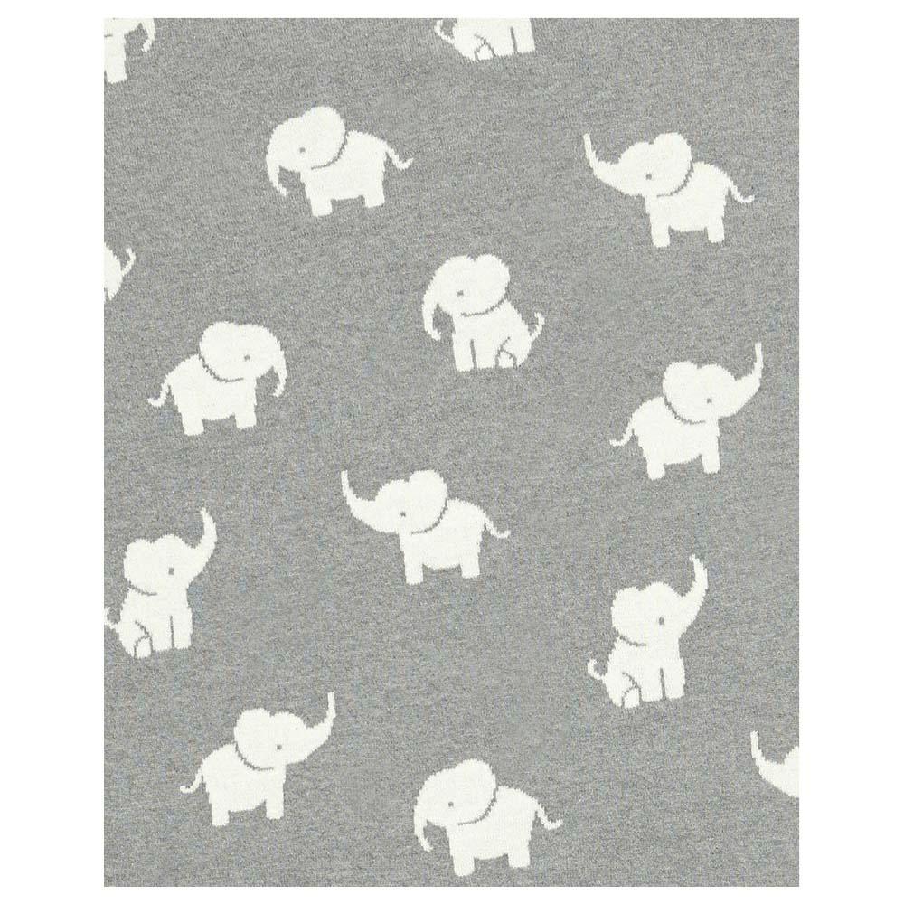 Mamas & Papas - Welcome To The World Knit Blanket - Elephant