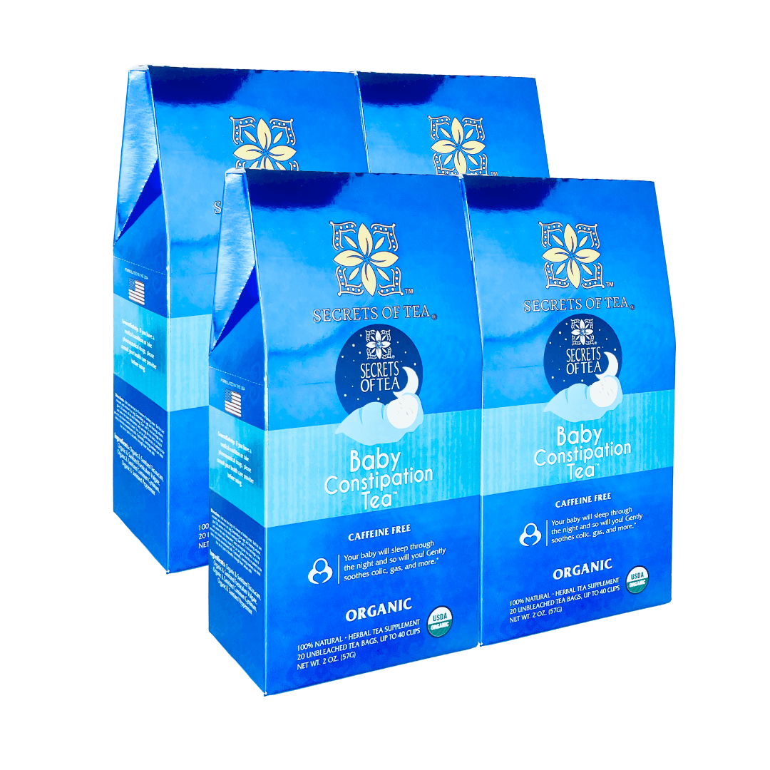 Secrets Of Tea - Baby Constipation Relief Tea - Pack Of 4 - 57G