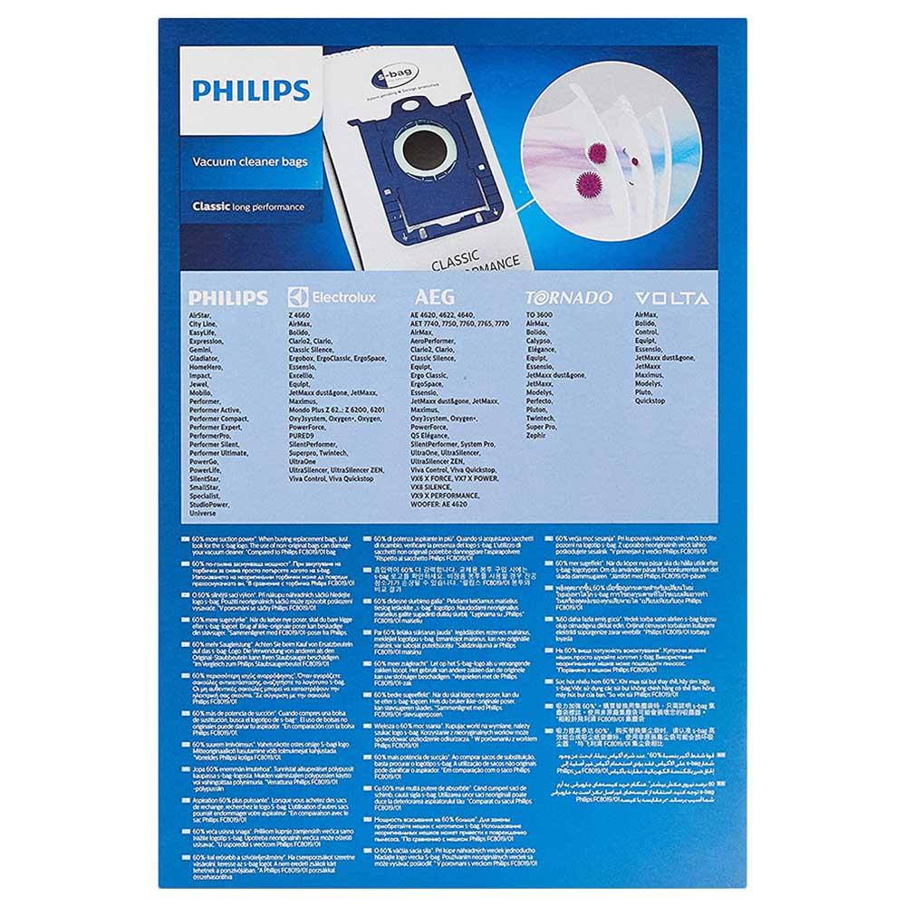 Philips - FC8021/03 S-Bag Vacuum Cleaner Bags
