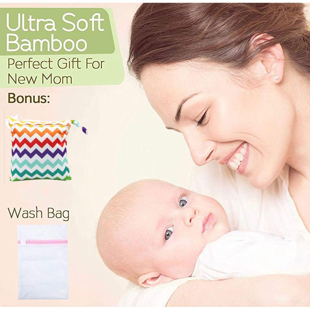 Pikkaboo - 14 Pcs Breast Pads + Laundry Bag & Storage Bag