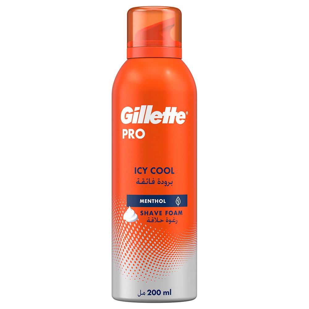 Gillette - Icy Cool Shaving Foam - 200 ml