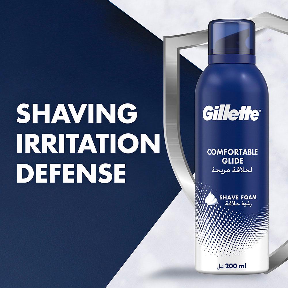 Gillette - Comfortable Glide Shaving Foam - 200 ml