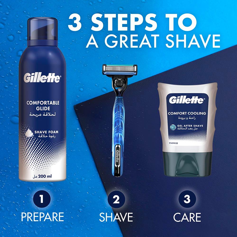 Gillette - Comfortable Glide Shaving Foam - 200 ml