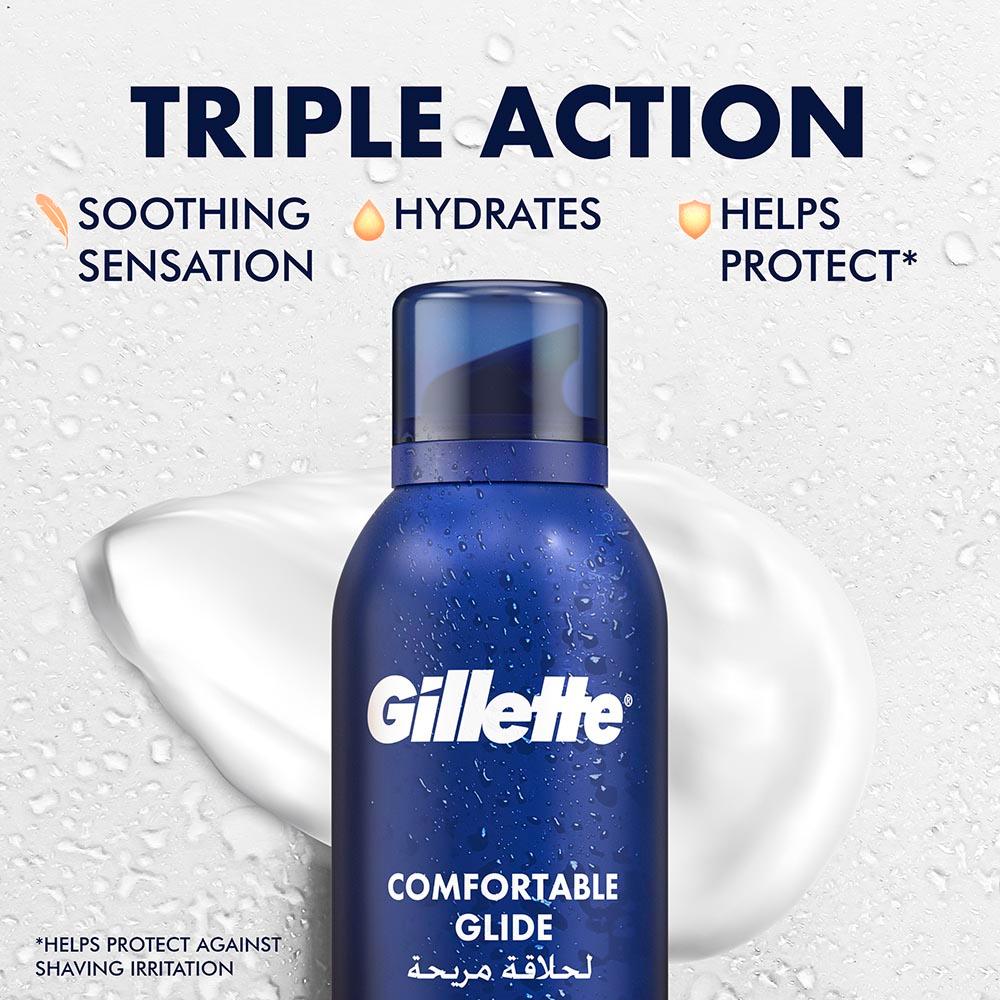 Gillette - Comfortable Glide Shaving Foam - 200 ml