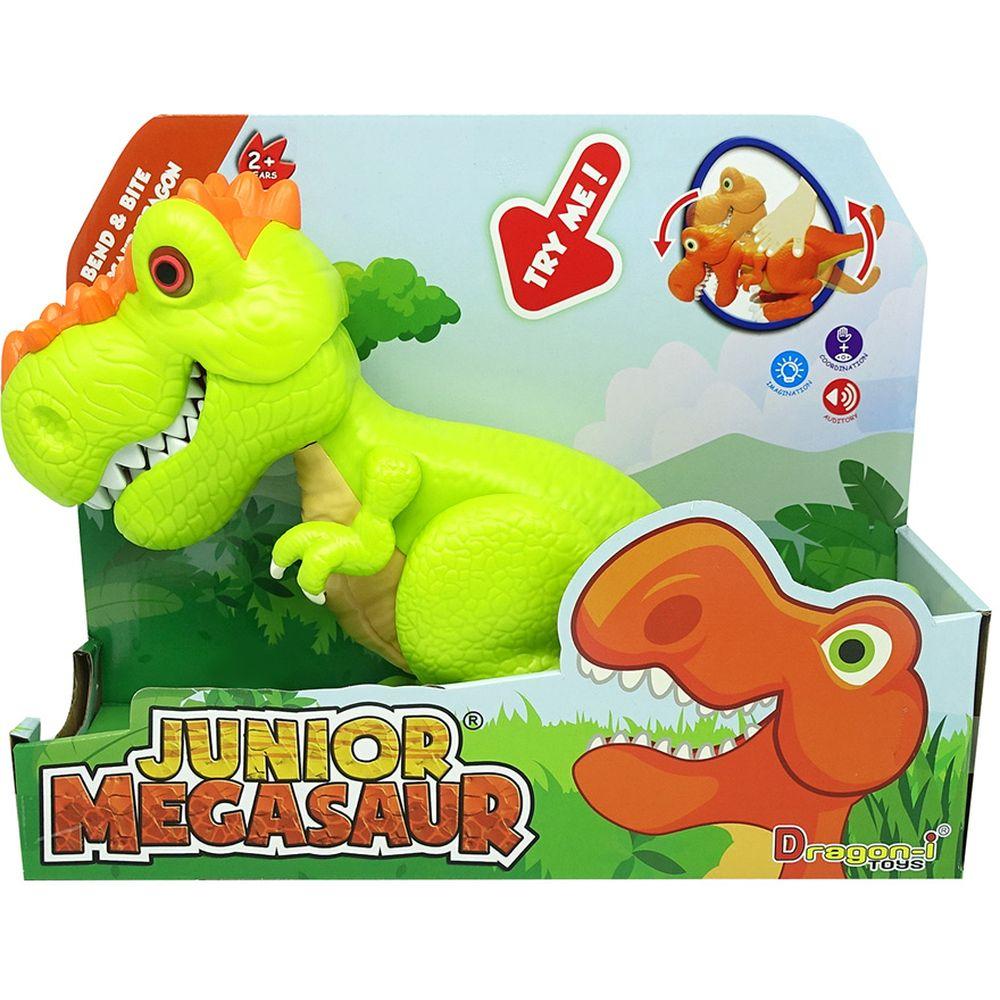 Megasaur - Bend & Bite T-Rex Dinosaur Toy - Style May Vary - 1pc