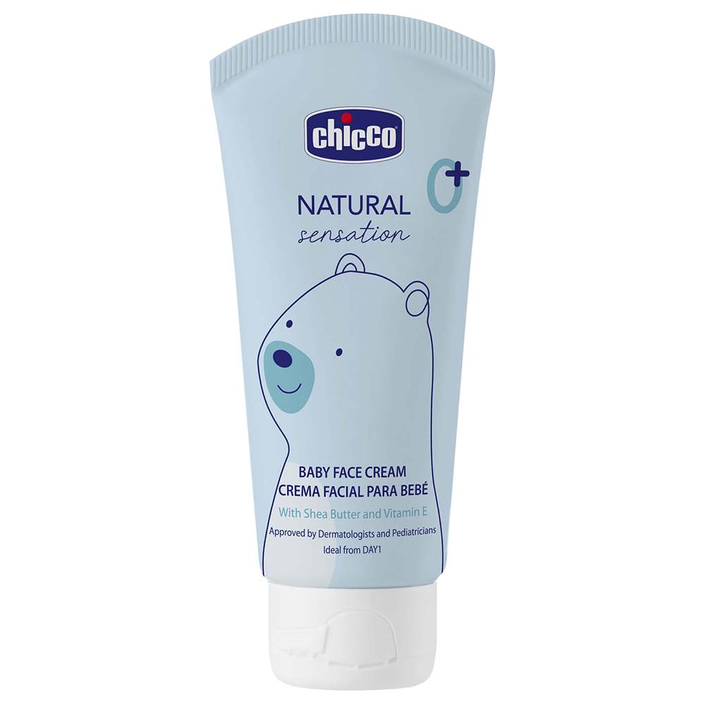 Chicco - Natural Sensation Baby Face Cream - White - 50 ml