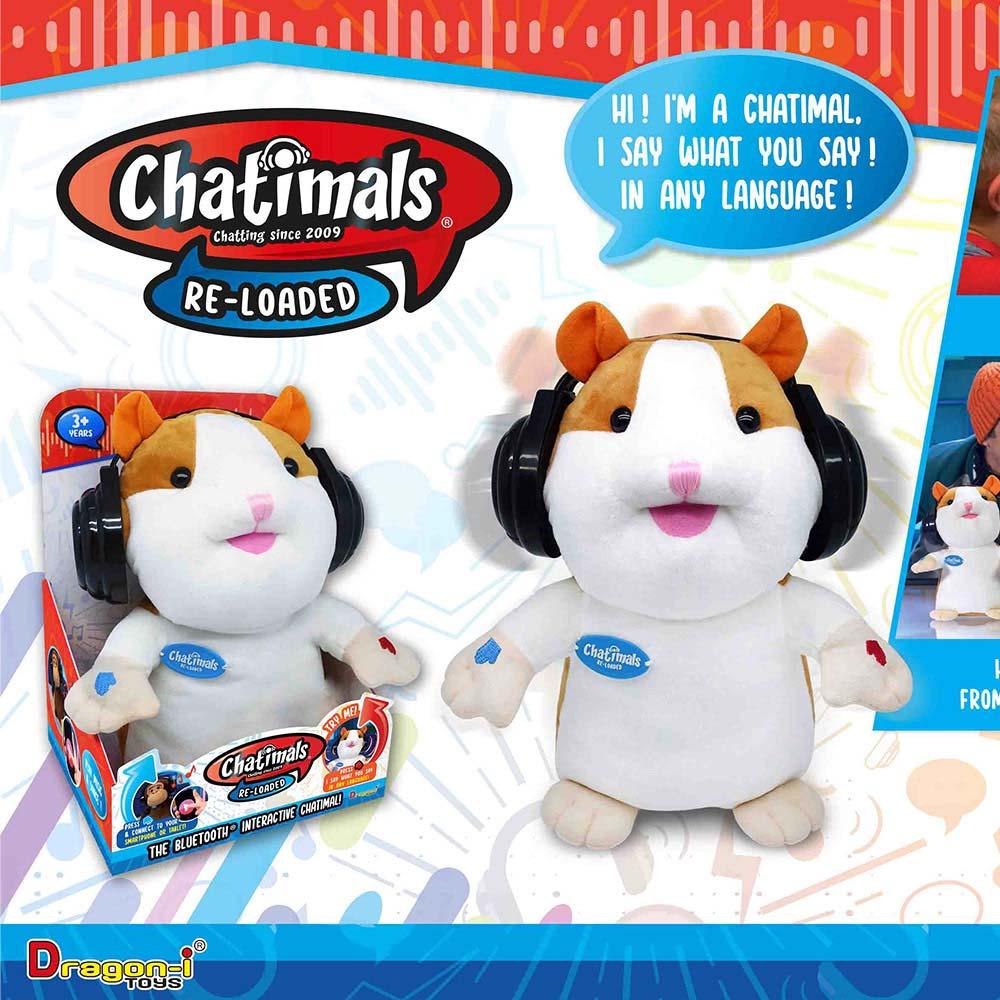 Dragon-i - Chatimals Reloaded Hamster Bluetooth Interactive Soft Toy