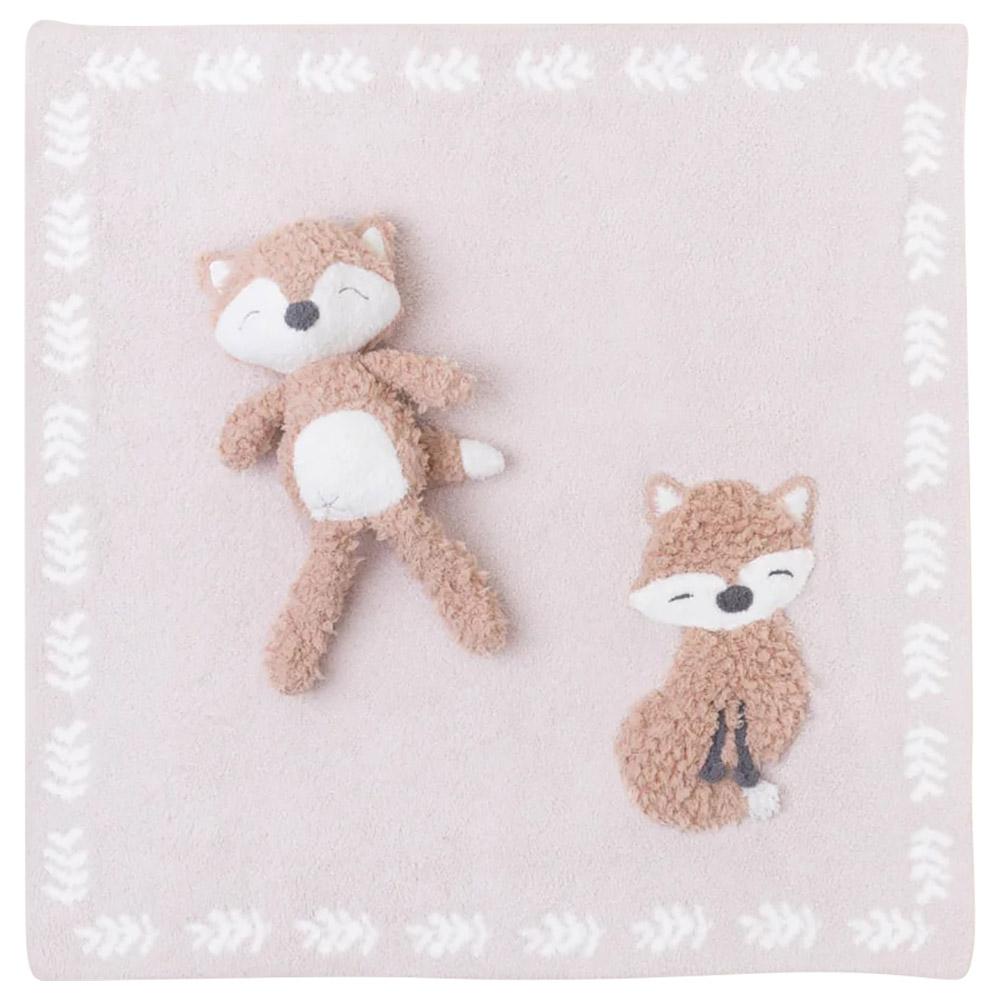 Barefoot Dreams - Cozychic Fox Baby Blanket - Stone