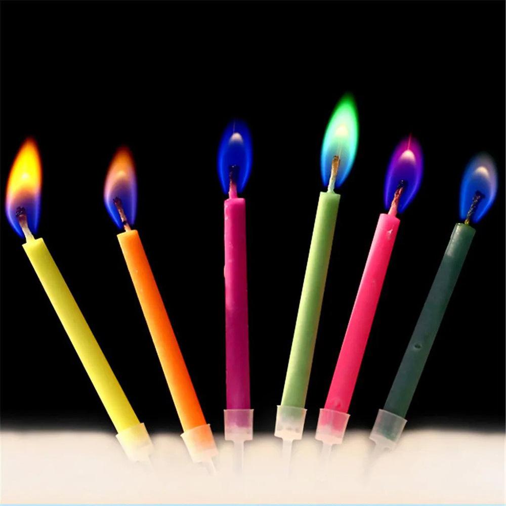 Innovatek - Colorful Flame Candles - 12pcs