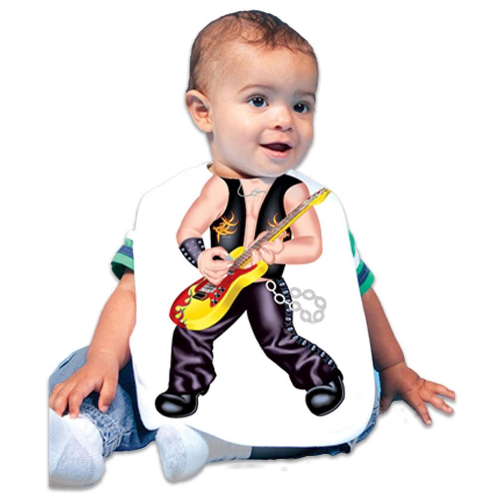 Just Add A Kid - Rock Star Printed Bib