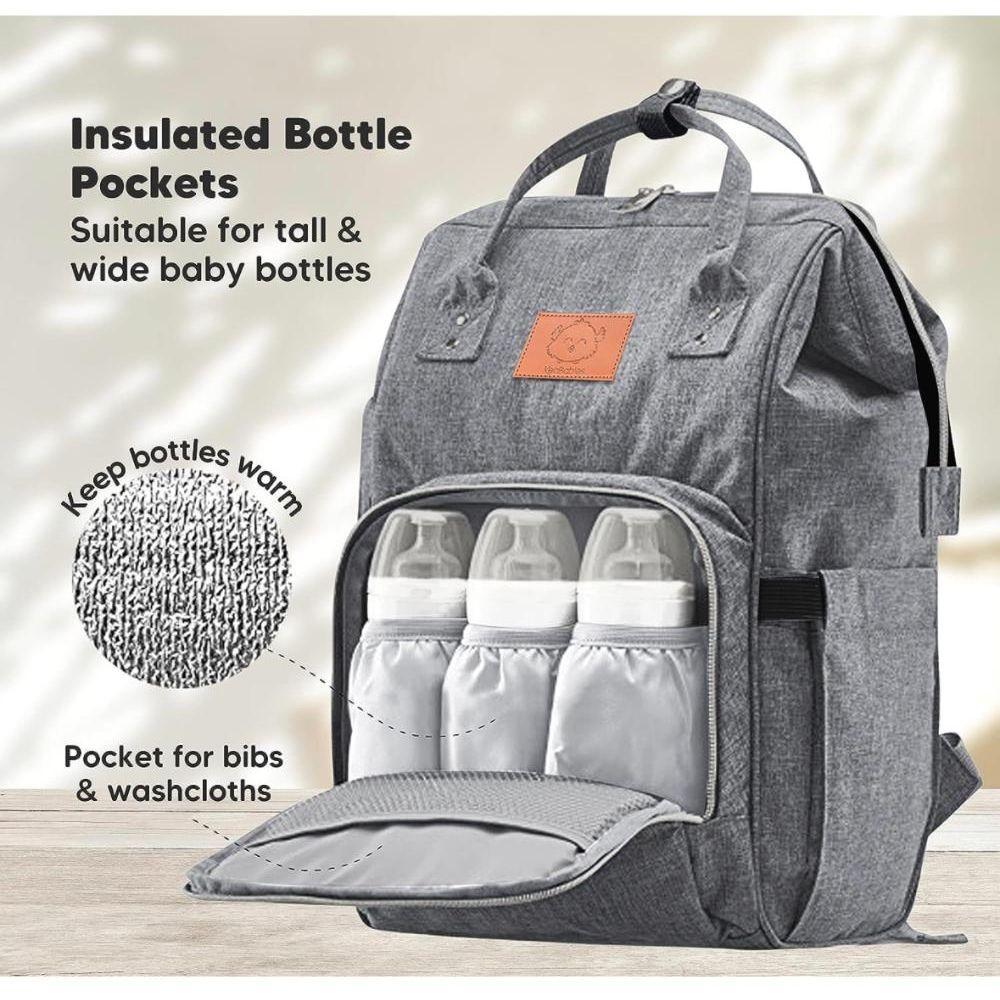 Keababies - Original Diaper Backpack - Graphite