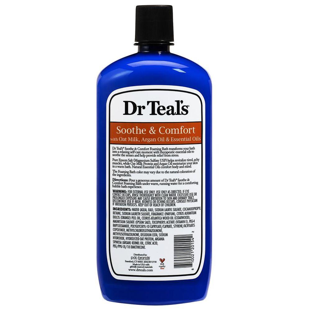 Dr Teal's - Foaming Bath With Epsom Salt Oat Milk & Argan Oil - 1000ml