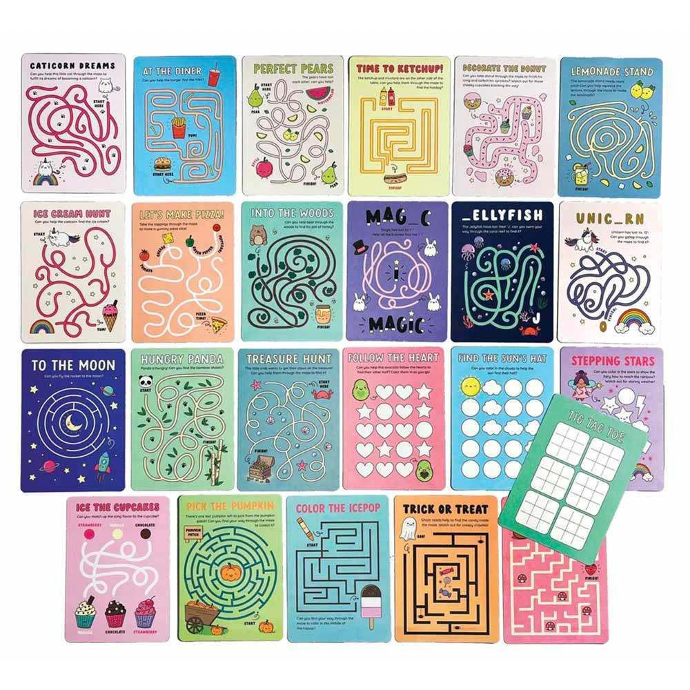 Ooly - Mini Mazes Activity Cards - 24pcs